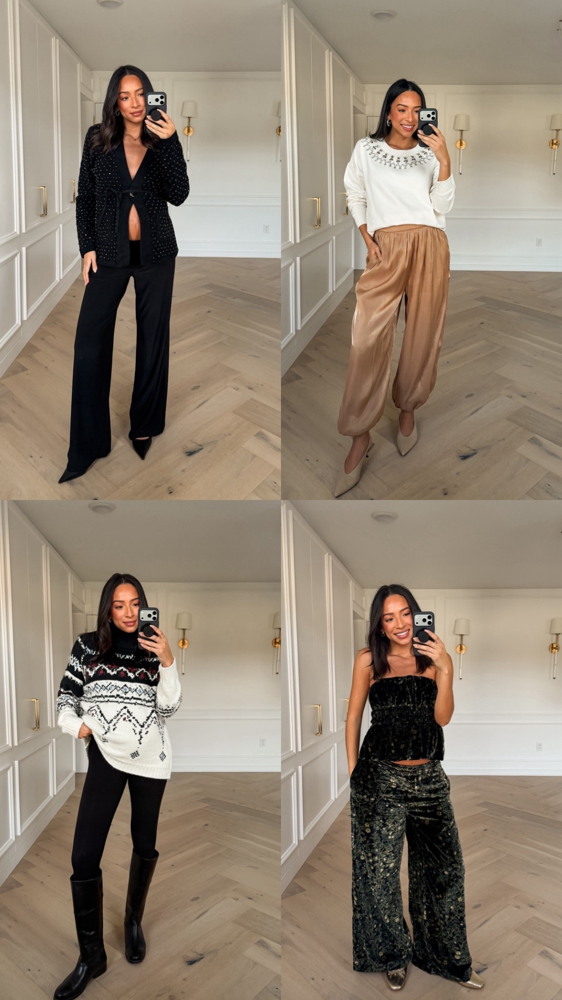 Use my early access code NENA30 for 30% off Anthropologie + Spend $200 Now, Get $50 Later for Holiday Gifting, 12/11 - 12/25!! Sizing details below 👇🏽 

Embellished knit blazer - M
Black pants - M
Embellished sweater - M 
Gold ballon pants - M 
Fair Isle sweater - M
Black leggings - S
Velvet strapless top - S
Velvet pull-on pants - S 


Holiday outfit 
Casual outfit 
Anthropologie sale 
Winter outfit
Winter fashion 
Fair isle sweater 

#LTKHoliday #LTKBump #LTKSaleAlert