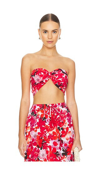 Tiare Hawaii Capri Top in Red. - size M/L | Revolve Clothing (Global)
