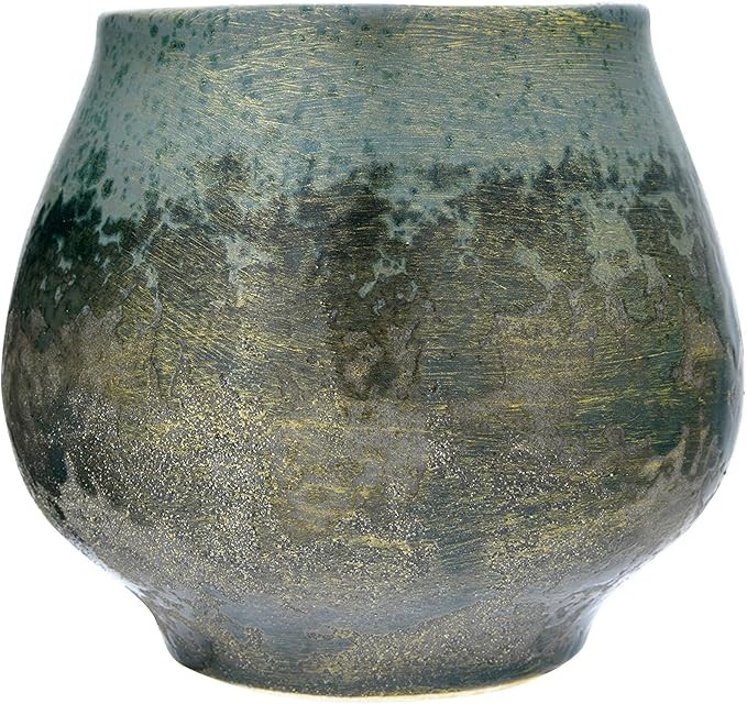 Creative Co-Op Stoneware Planter with Iridescent Reactive Glaze Finish (Holds 6" pot/Each one wil... | Amazon (US)