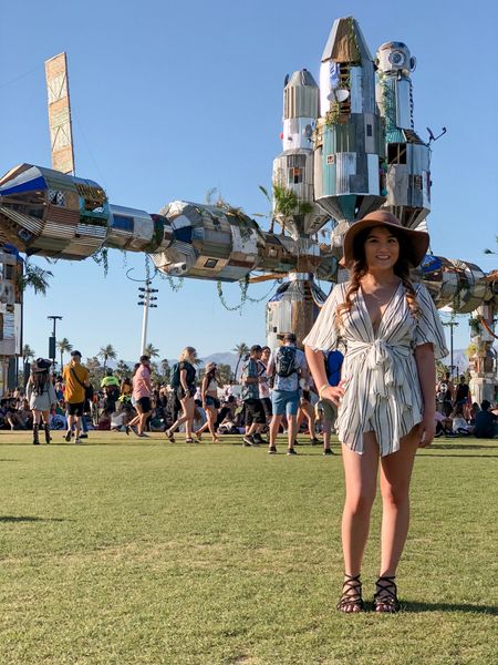 Happy Coachella weekend! One of my go-to festival looks is airy rompers, floppy hats, and gladiator sandals.

#LTKFestival #LTKstyletip #LTKSeasonal