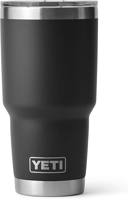 YETI Rambler 30 oz Stainless Steel Vacuum Insulated Tumbler w/MagSlider Lid, Black | Amazon (US)