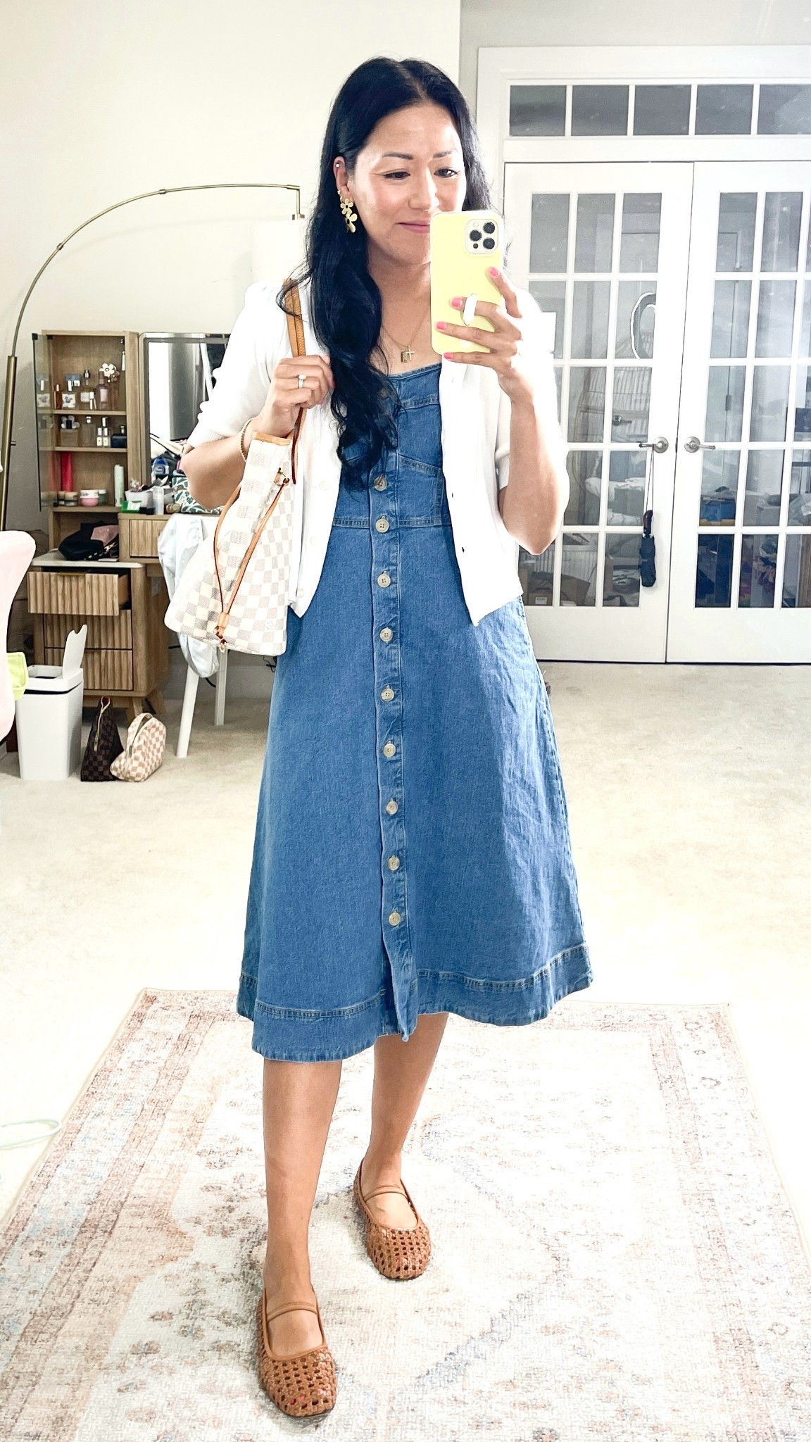 Size XS dress
Size XS cardigan
Shoes are true to size

Sunday best
Church outfit


#LTKSeasonal #LTKFindsUnder50 #LTKSaleAlert