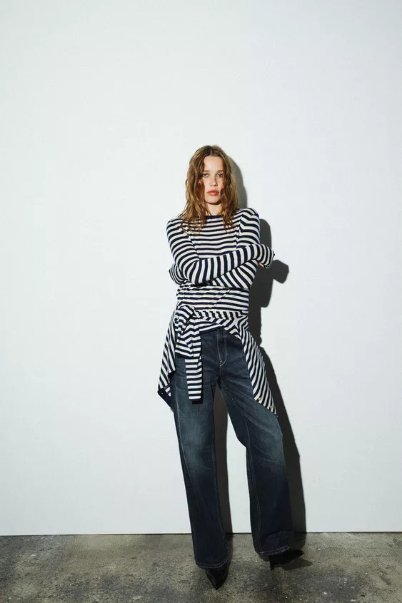 STRIPED KNIT SWEATER | Zara US