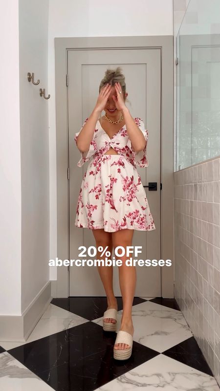 20% off Abercrombie dresses — wearing a small petite in all of them #weddingguest #floraldresses 

#LTKfindsunder50 #LTKFestival #LTKSeasonal