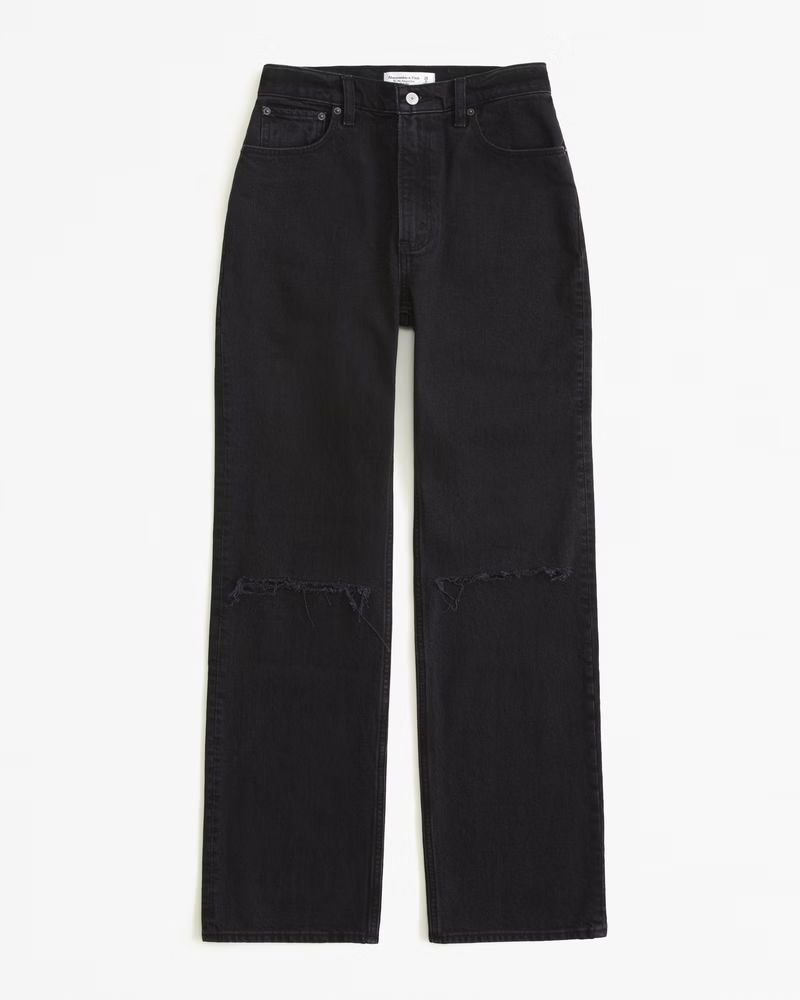 Curve Love High Rise 90s Relaxed Jean | Abercrombie & Fitch (US)