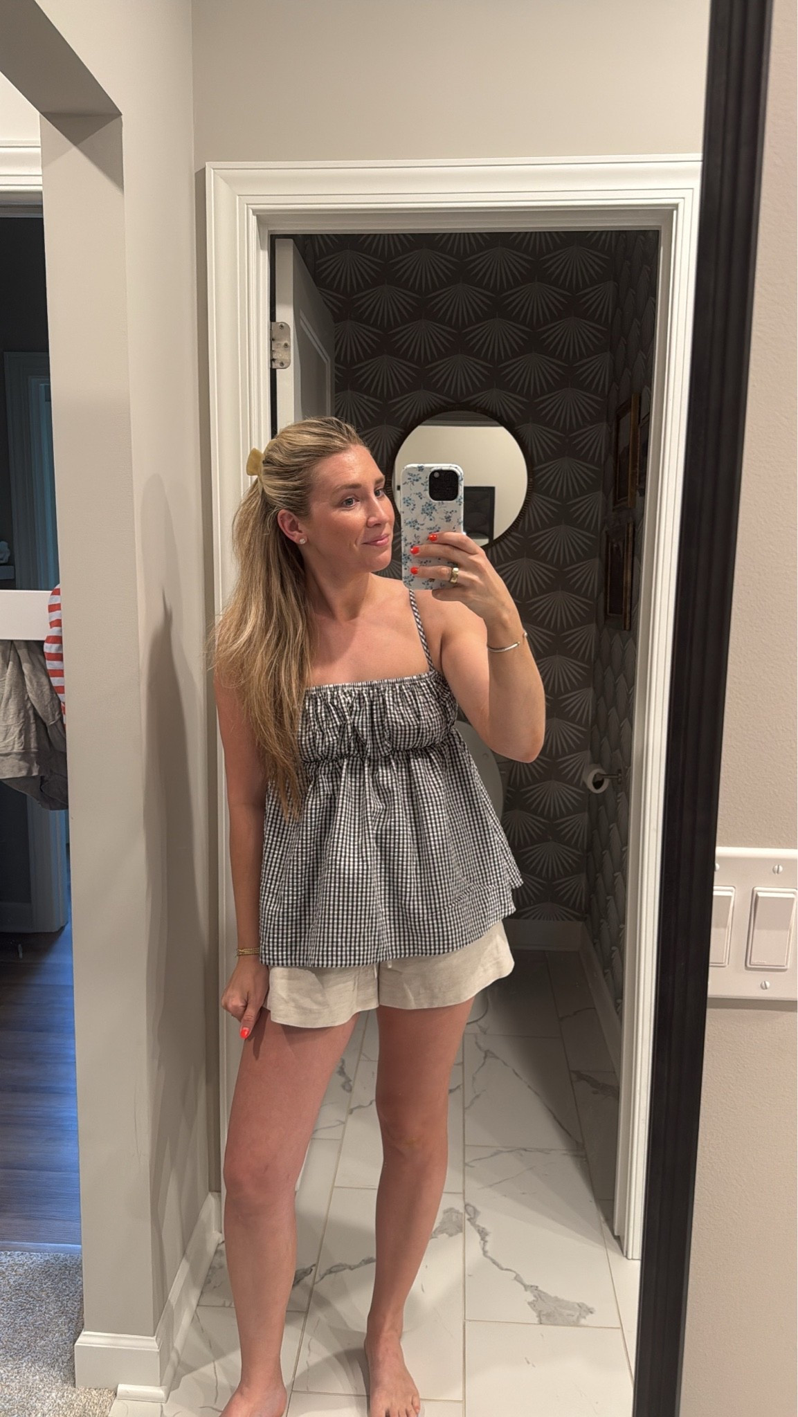 Been lovingggg this adorable top for summer! Perf with or without a bump 🫶
Wearing medium top and medium bottoms

#LTKootd #LTKmomlife