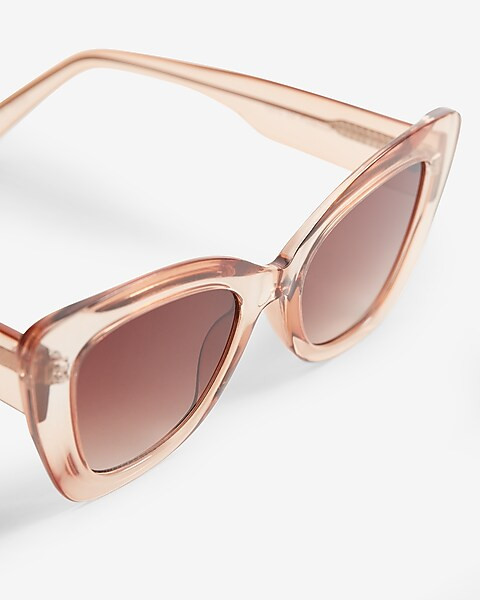 Clear Frame Cat Eye Sunglasses | Express