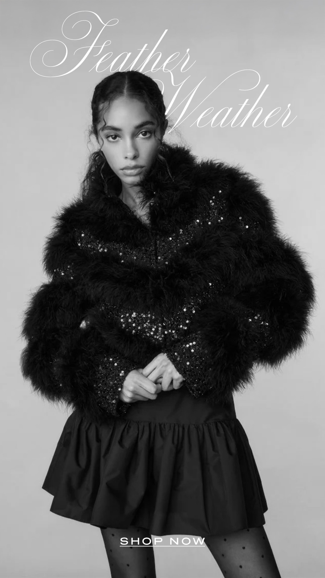 Feather Weather! I’m loving this LoveShackFancy coat. 