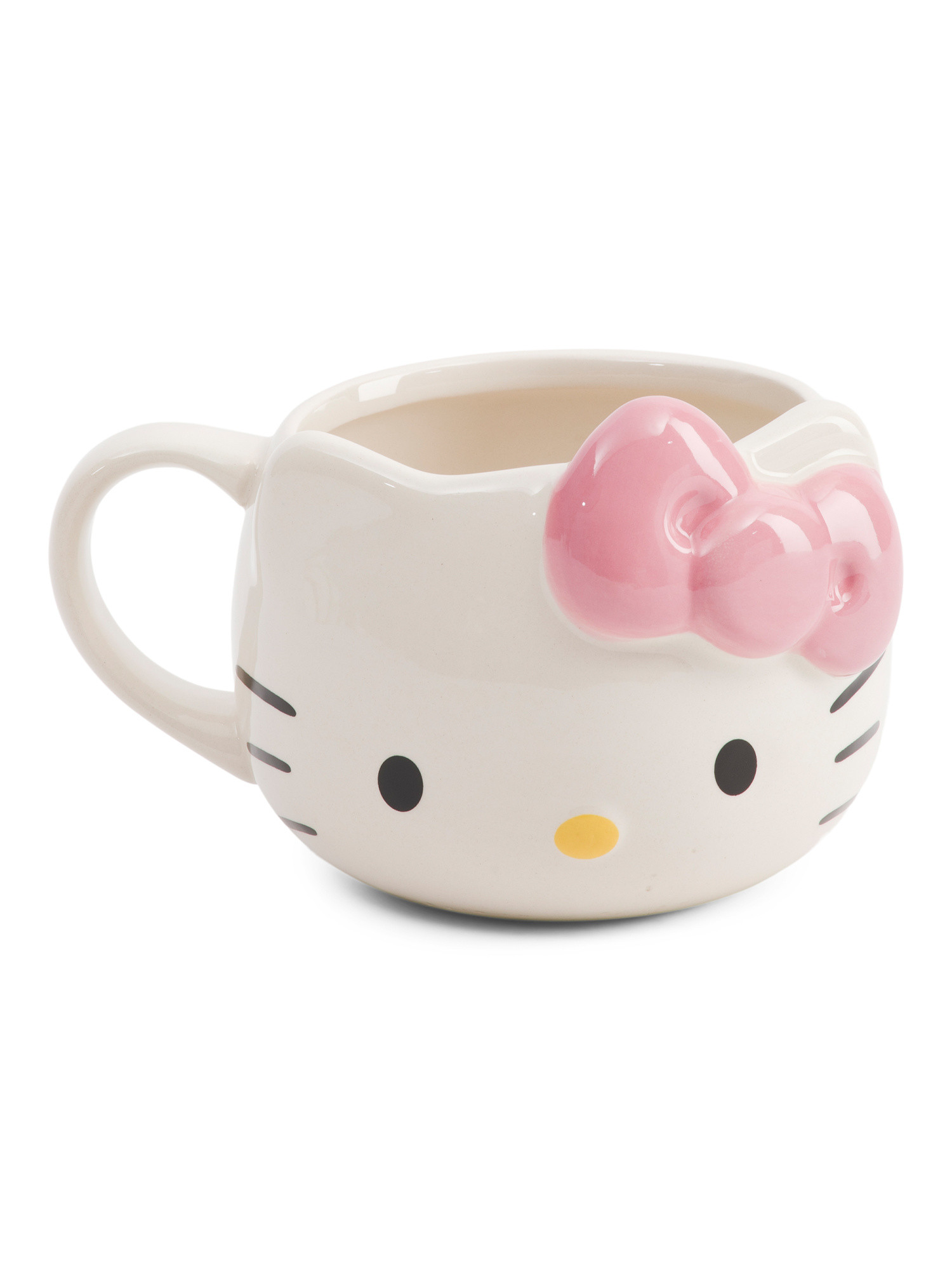 20oz Hello Kitty Pink Bow Ceramic 3d Sculpted Mug | TJ Maxx
