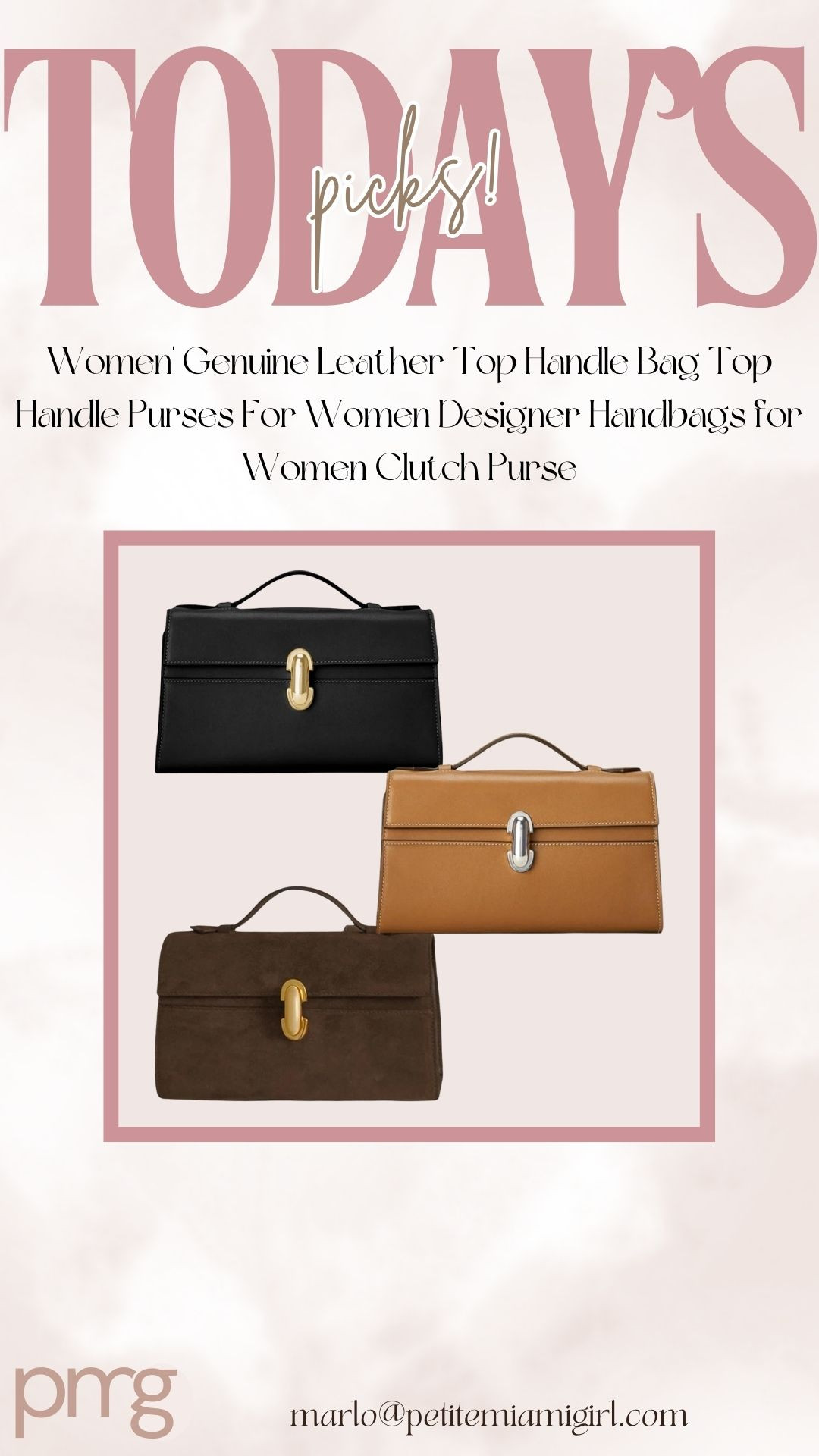 Today's picks Women' Genuine Leather Top Handle Bag Top Handle Purses For Women Designer Handbags for Women Clutch Purse. 

 #LTKSaleAlert #LTKStyleTip #LTKItBag