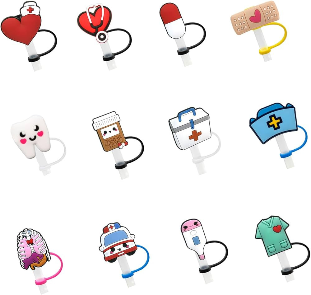 Amazon.com: Medical Silicone Straw Covers Cap for Tumblers Stanley Cup, Dust Proof Drinking Straw... | Amazon (US)