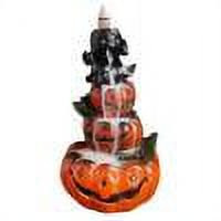Diamond Halloween Incense Holder Ghost Pumpkin Waterfall Backflow Incense Cone Burner Resin Creat... | Walmart (US)