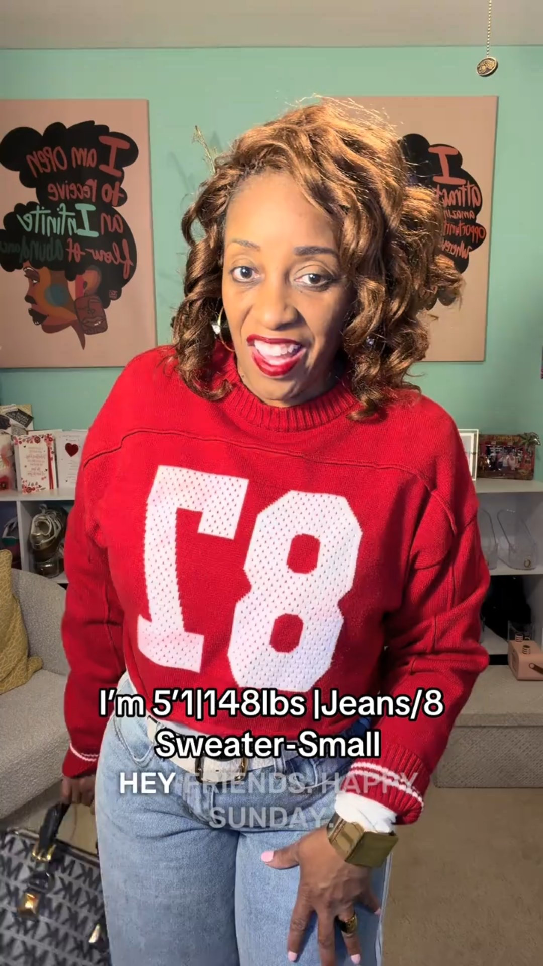 Who said you need a special occasion?

I put on my cute jeans, a soft sweater, stacked my Amazon jewelry, slid into these boots and said… let’s go.

And the red?
Baby. The red changes everything.

It’s giving effortless.
It’s giving polished.
It’s giving “Oh this? I just threw it on.”

Because the look matters.

#LTKgrwm #LTKOver40 #LTKootd
