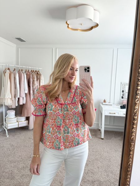 This cute top from Avara would be a great option for a spring festival or lunch out with friends! Use my code amandaj15 for 15% off! 
Spring tops // lunch outfits // daytime outfits // work tops // shopavara // Avara finds 

#LTKstyletip #LTKSeasonal #LTKFestival