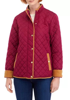 Kim Rogers® Women's Snap Front Quilted Jacket | Belk