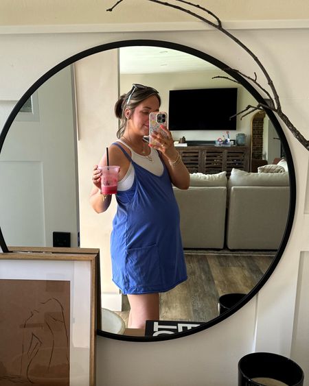 32 weeks tomorrow and loving these hot shot onesies — the long ones and the dresses! I grabbed this color in store recently and sized up to a M. Love it for the bump, so comfortable and easy for toddler mom life 💙

Free people, free people movement, hot shot dress, happiness runs crop tank, ribbed tank, bump friendly, LTK bump, bump style 

#LTKActive #LTKfindsunder50 #LTKbump
