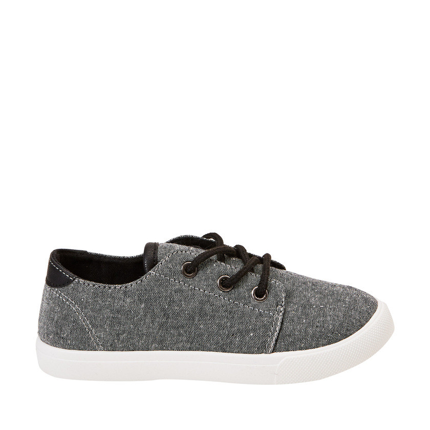 Chambray Lace Up Sneaker | FabKids