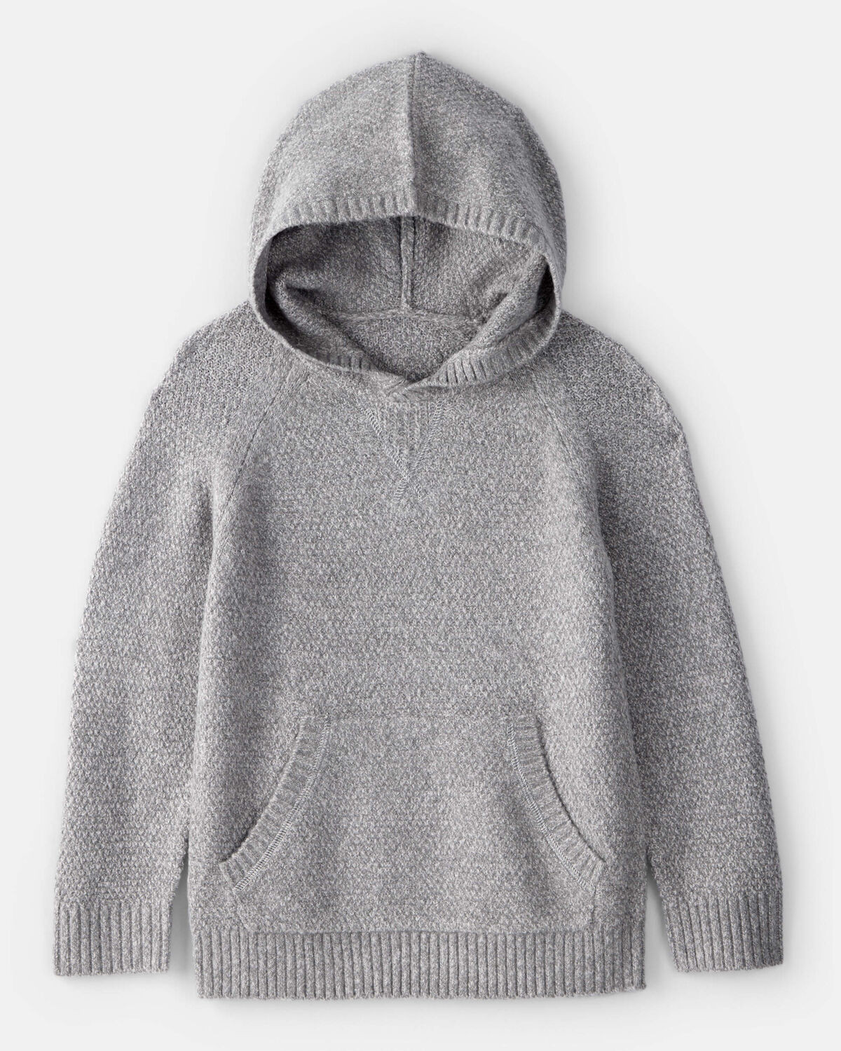 Boys Sweater Knit Hoodie - Grey | Carter's Inc