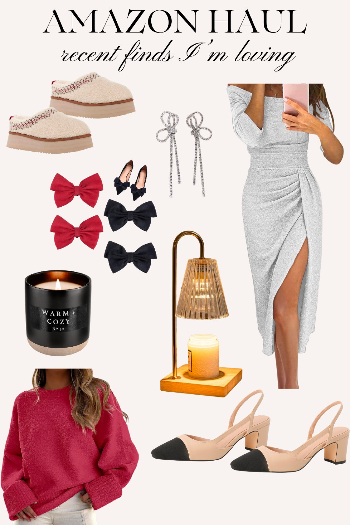 Amazon haul of recent finds I’ve been loving! Holiday dresses and sweaters and my new favorite lamp candle warmer!

#LTKGiftGuide #LTKSeasonal #LTKHoliday