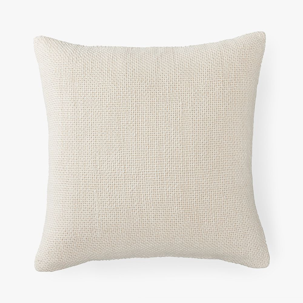 Faye Textured Linen Pillow Cover | Pottery Barn Teen