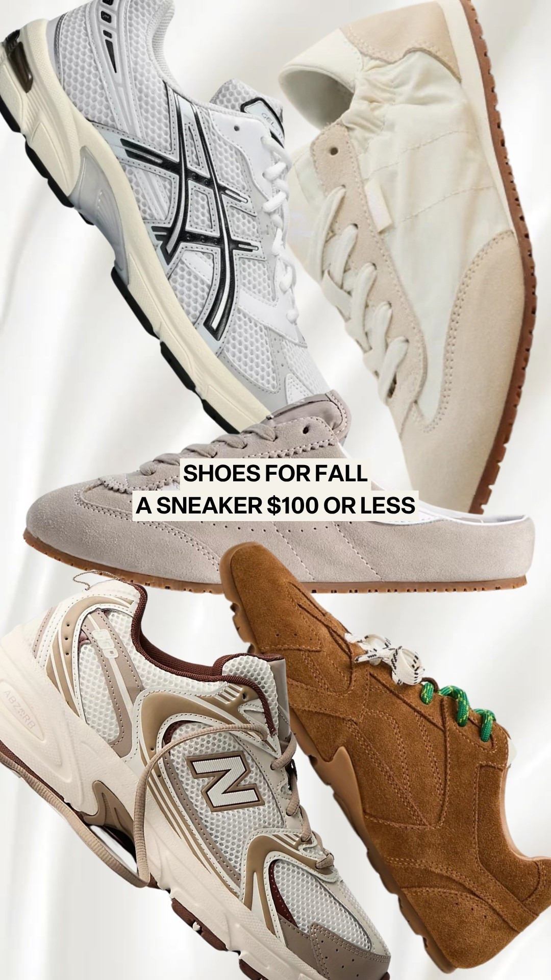 Shoes for Fall - a sneaker $100 or less! #kathleenpost