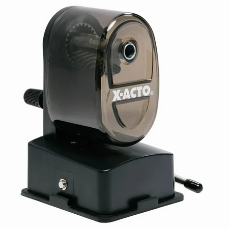 X-Acto Bulldog Vacuum Pencil Sharpener, Steel Cutter, Clear Plastic, 1-Count | Walmart (US)
