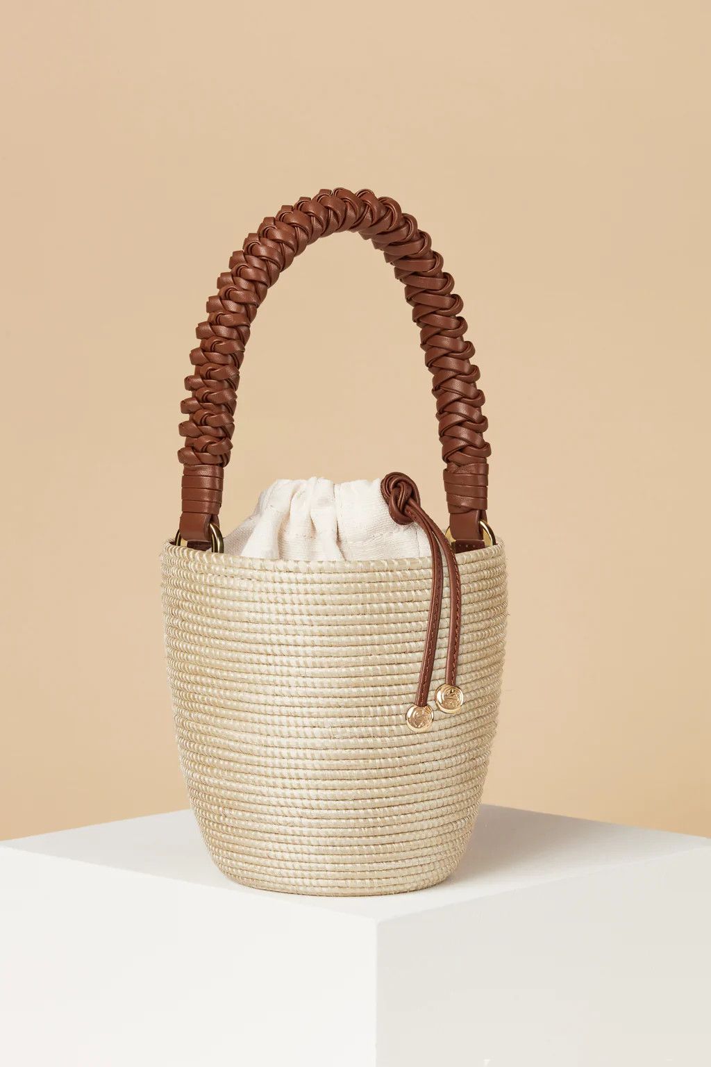 Woven Handle Lunchpail / Papyrus | Cesta Collective