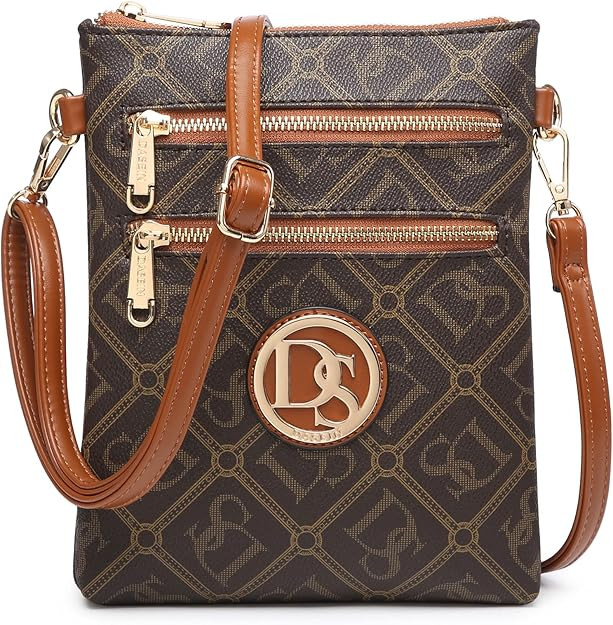 Dasein Women Small Crossbody Bag Lightweight Shoulder Purses Multi Zipper Pockets Phone Purse Han... | Amazon (US)