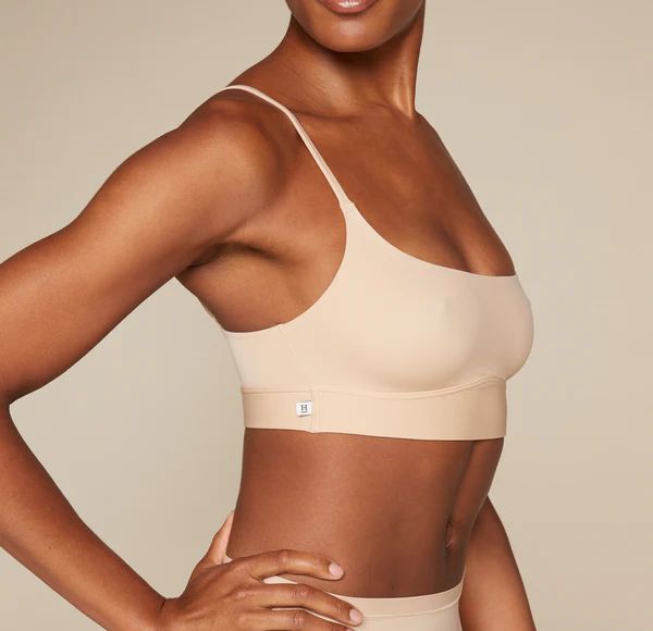 Bliss Scoop Bralette - Beige | Harper Wilde