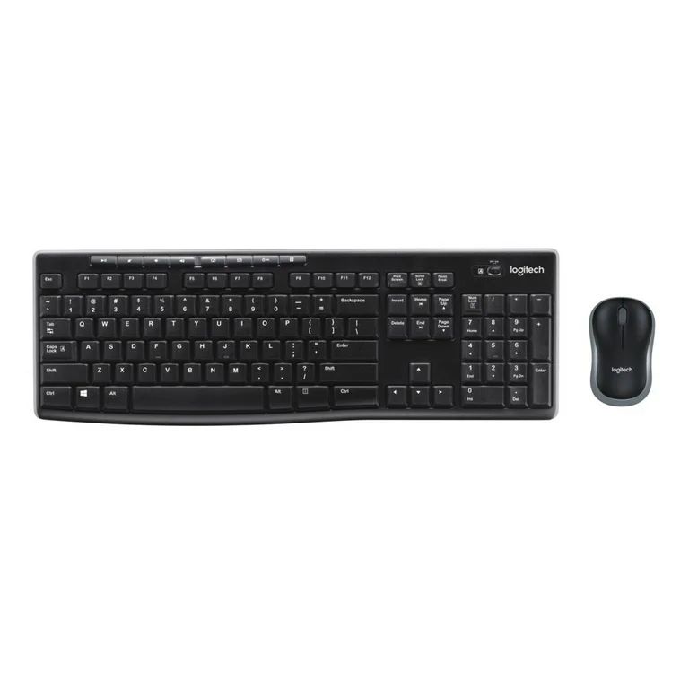 Logitech Wireless Keyboard and Mouse Combo for Windows, 2.4 GHz Wireless, Compact Mouse, 8 Multim... | Walmart (US)