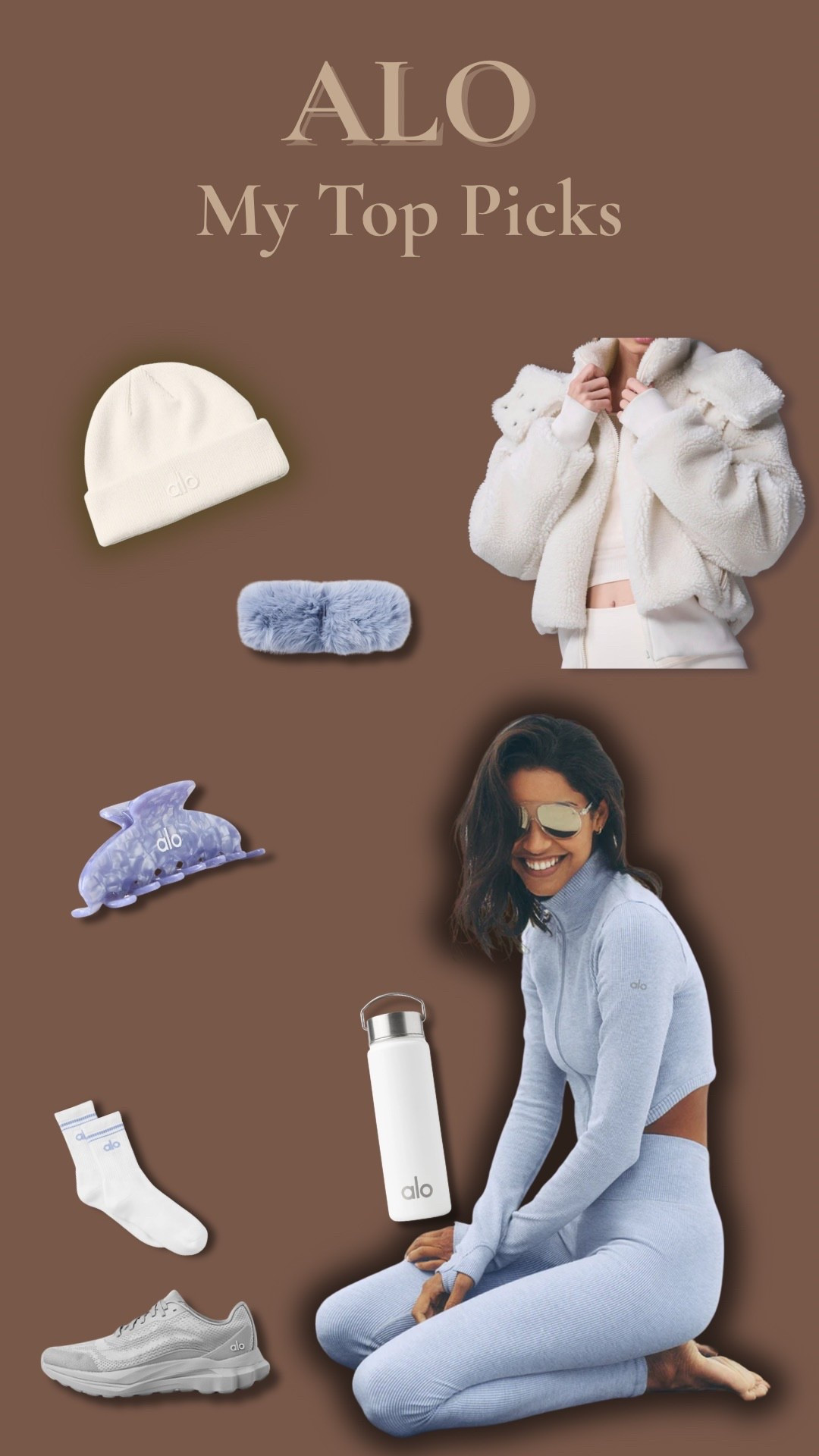 Cozy Alo favorites for winter — my top picks this season. Soft textures, clean neutrals, and everyday essentials I truly love. Perfect for gifting or upgrading your athleisure wardrobe. 🤍❄️

⸻
Alo outfit, alo essentials, winter athleisure, cozy set, alo hoodie, alo beanie, alo socks, alo water bottle, alo accessories, alo favorites, alo top picks, winter gifts, soft essentials, athleisure style, neutral outfit, winter cozy look, sporty chic

⸻

#Alo #AloYoga #AloOutfit #AloEssentials #AloStyle #WinterFavorites #CozyVibes #AthleisureLook #LTKFinds #LTKStyle #LTKWinter #LTKHoliday #NeutralOutfit #AloTopPicks #LTKGiftGuide


#LTKGiftGuide #LTKActive #LTKCyberWeek