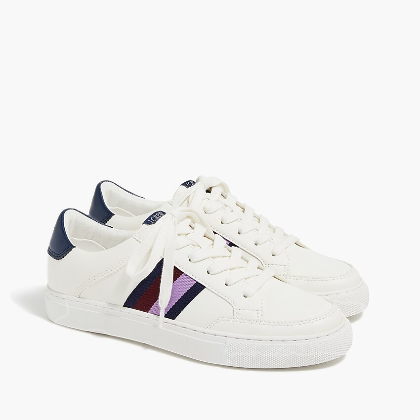Striped road trip sneakers | J.Crew Factory