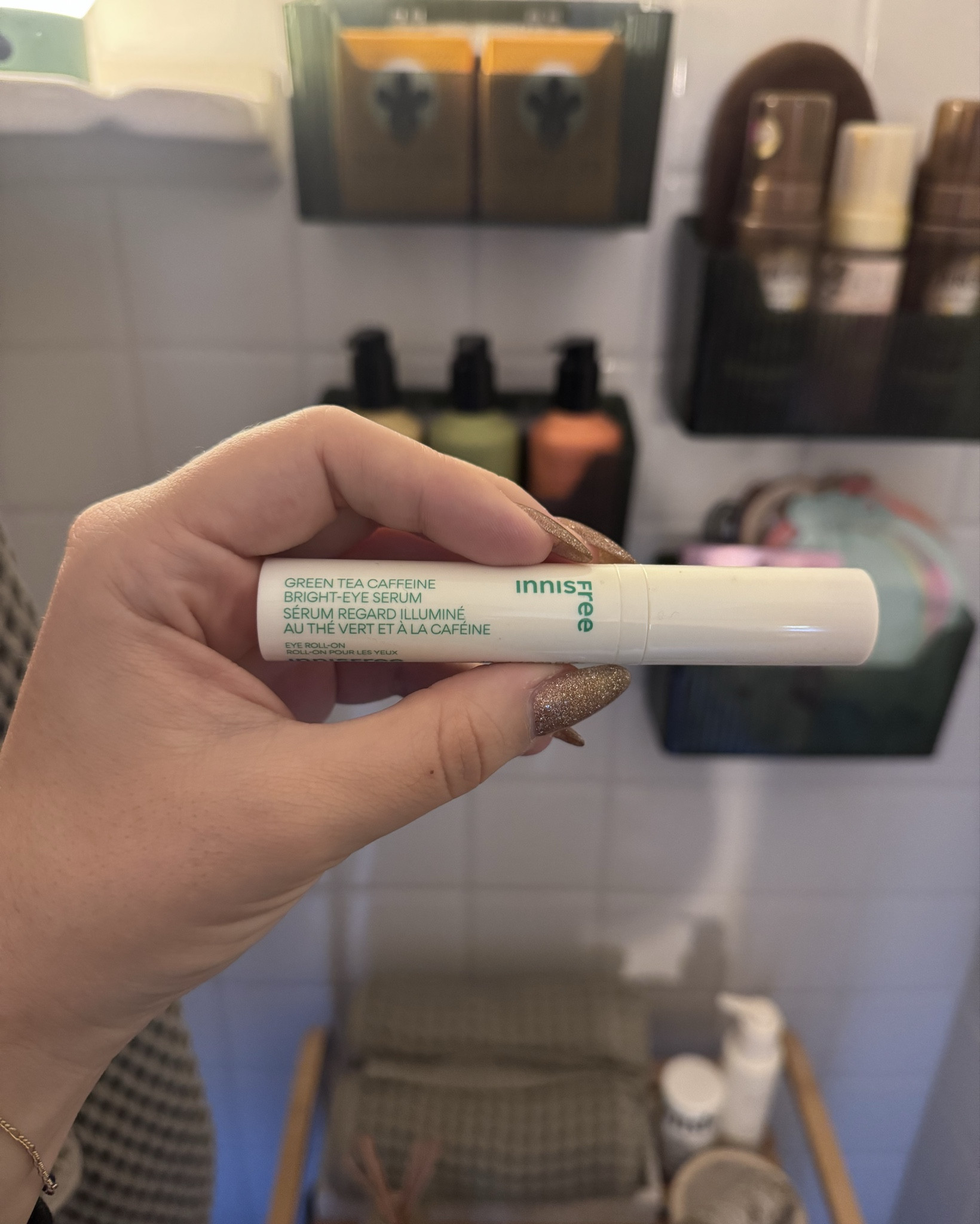 my favorite caffeine under eye serum. 💚  I love that you can pump and roll on and also get a quick under eye massage in, too!

#LTKmorningroutine #LTKmomlife #LTKselfcare