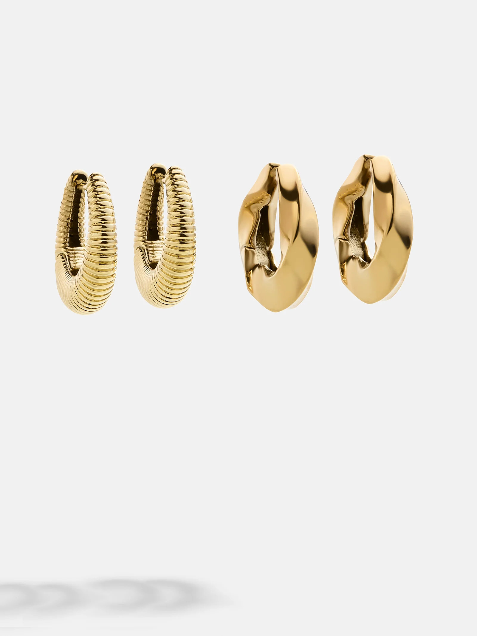 Beverly Waterproof Earring Set - Gold/Pavé | BaubleBar (US)
