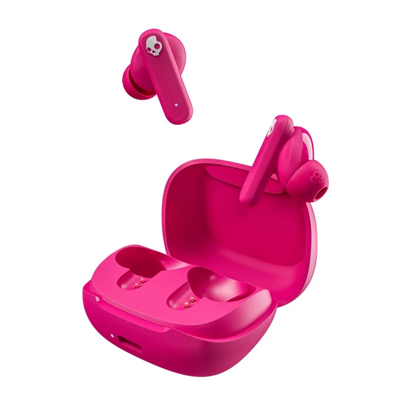 Skullcandy Smokin' Buds XT True Wireless Inner Ear Earbuds, Pink | Walmart (US)