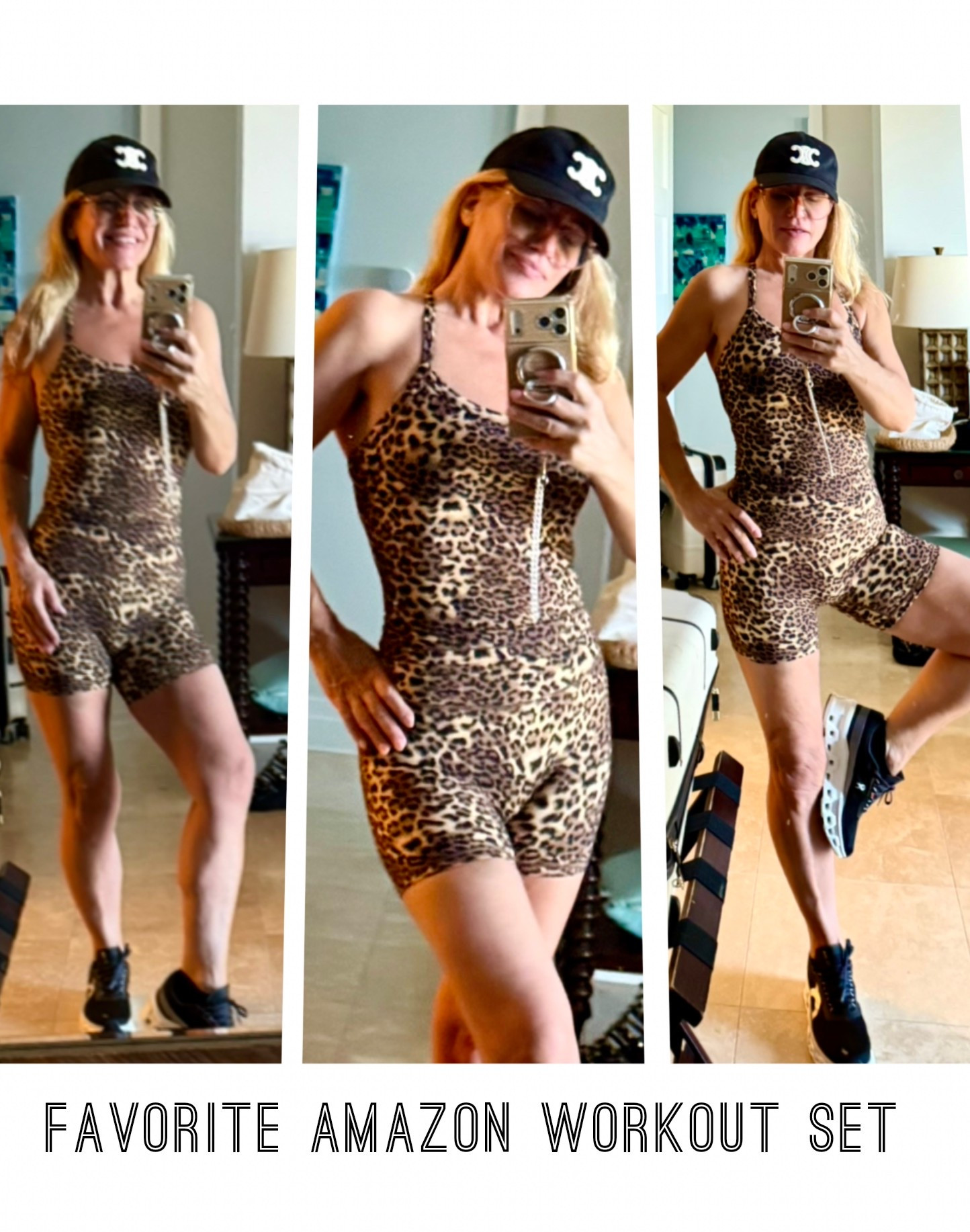 Been a little obsessed with leopard print lately 🐆 
This quality of this two piece workout set is top notch!  The material is buttery soft, and stretchy while the fit is supportive and flattering.  Comes in a buncha colors so I’ll be picking up a few more of these for sure! 

#LTKselfcare #LTKActive #LTKfitnessgoals