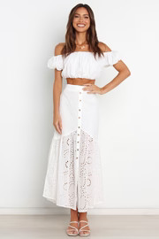 Giselle Skirt - White | Petal & Pup (US)