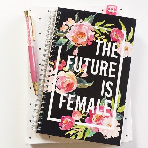 The Future is Female Spiral notebook lined | Feminist notebook journal, Bullet journal notebook | Etsy (US)