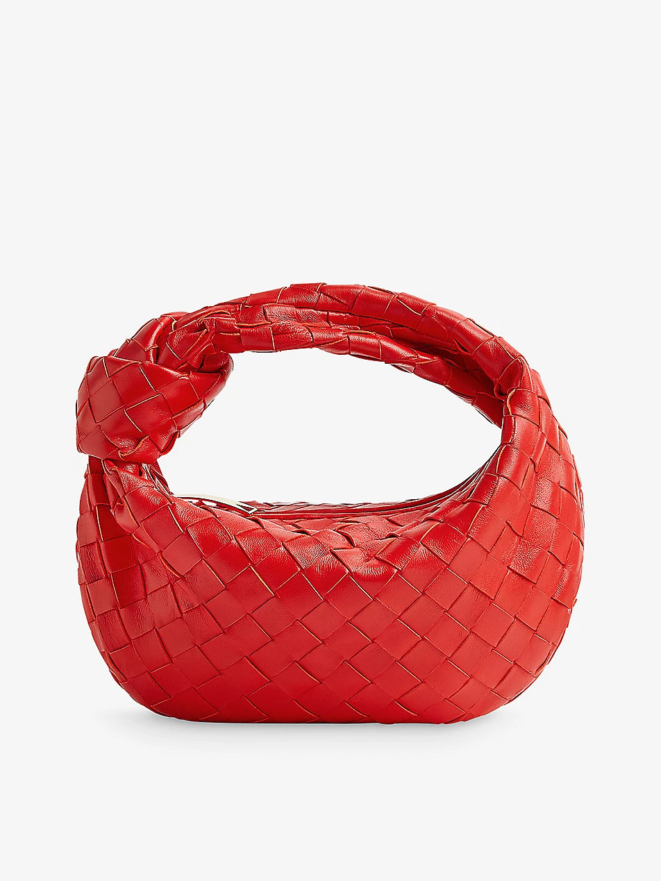 Mini Jodie Intrecciato leather top-handle bag | Selfridges