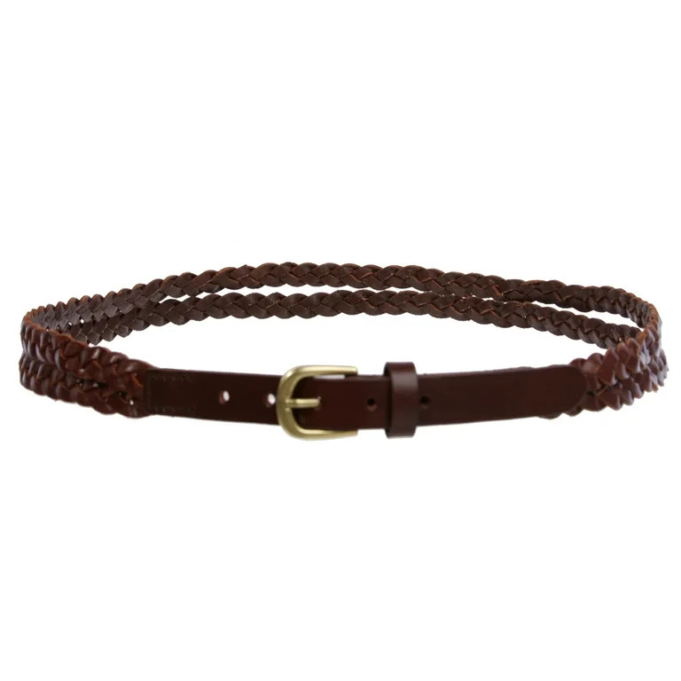 Women's Combinative Casual Leather Braided Double Belt | Walmart (US)