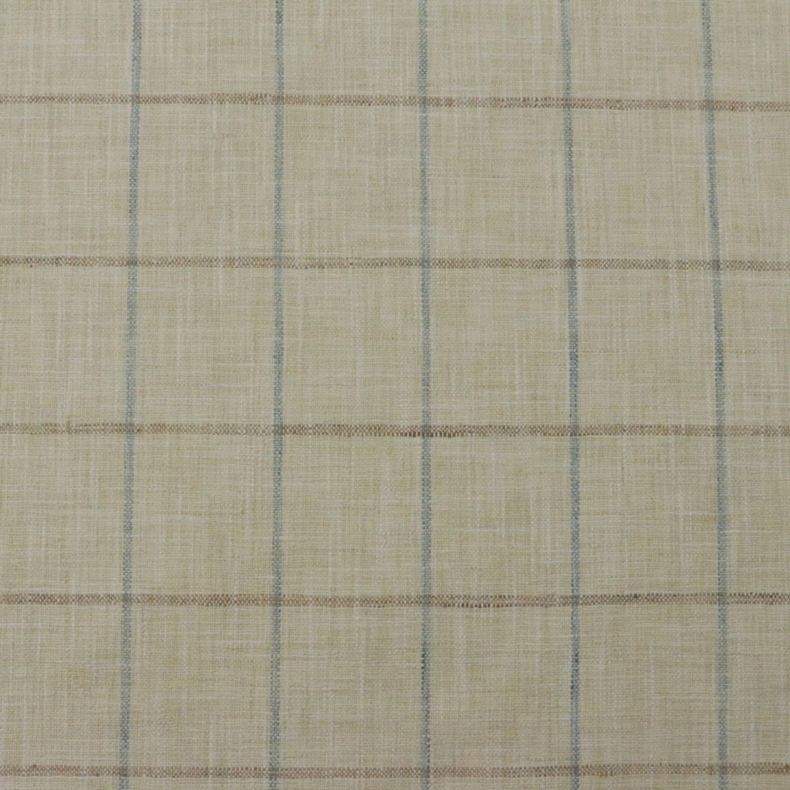 BALLARD DESIGNS ALBANY SAND FRENCH BLUE WINDOWPANE MULTIUSE FABRIC BY YARD 54"W | eBay US