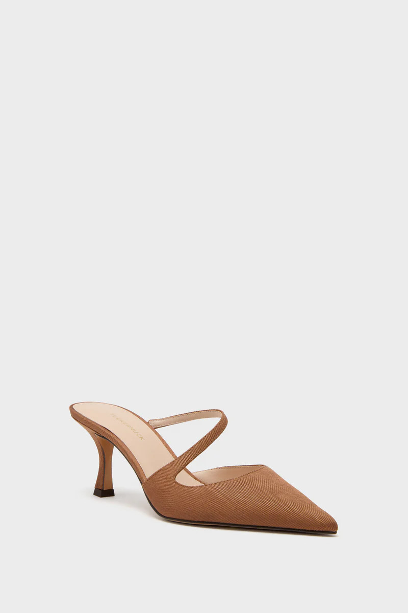 Chestnut Moire Mimi Heels | Tuckernuck (US)