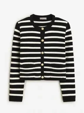 J.Crew Emilie Lady Sweater Jacket with Gold Buttons Size S | Poshmark