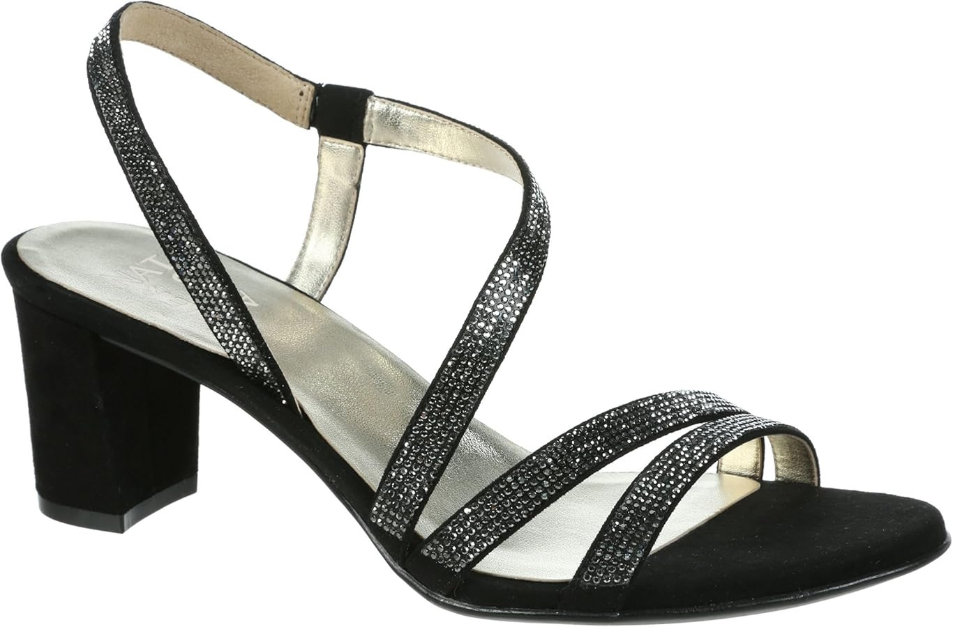 Naturalizer Women Vanessa2 Rhinestone Embellished Strappy Heeled Sandal | Amazon (US)