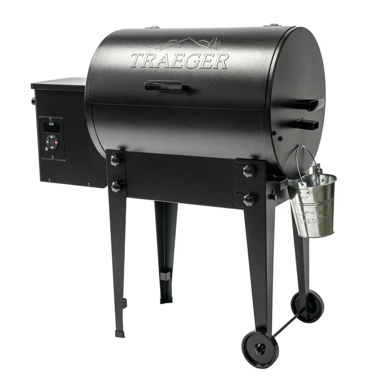 Traeger Pellet Grills Tailgater 20 Wood Pellet Grill and Smoker - Black - Walmart.com | Walmart (US)