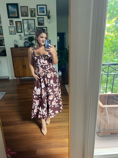 25% off the prettiest corset dress! It’s long on me (5’2”) but I still really like it. Wearing a size small and it runs true to size, if not slightly big. I could maybe fit in an xs.

#LTKwedding #LTKsalealert