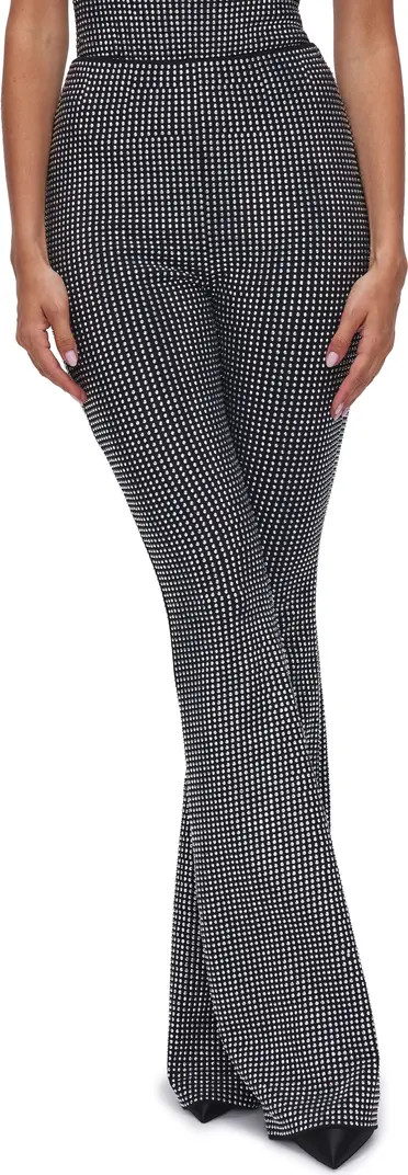 Good American Crystal Pull-On Flare Pants | Nordstromrack | Nordstrom Rack