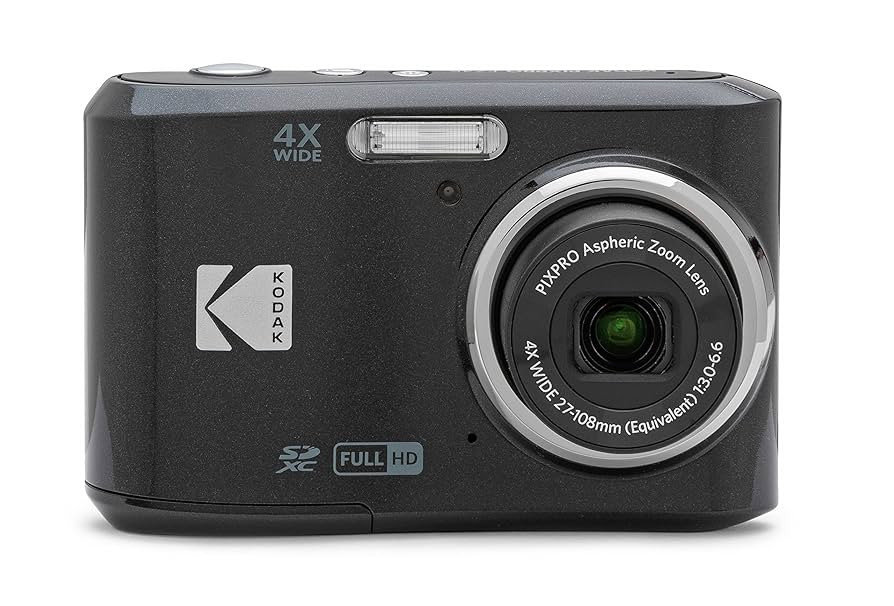 KODAK PIXPRO Friendly Zoom FZ45-BK 16MP Digital Camera with 4X Optical Zoom 27mm Wide Angle and 2... | Amazon (US)