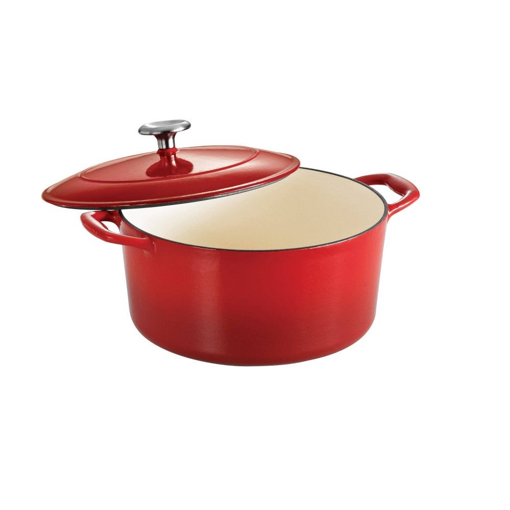 Tramontina 5.5qt Cast Iron Dutch Oven Red | Target