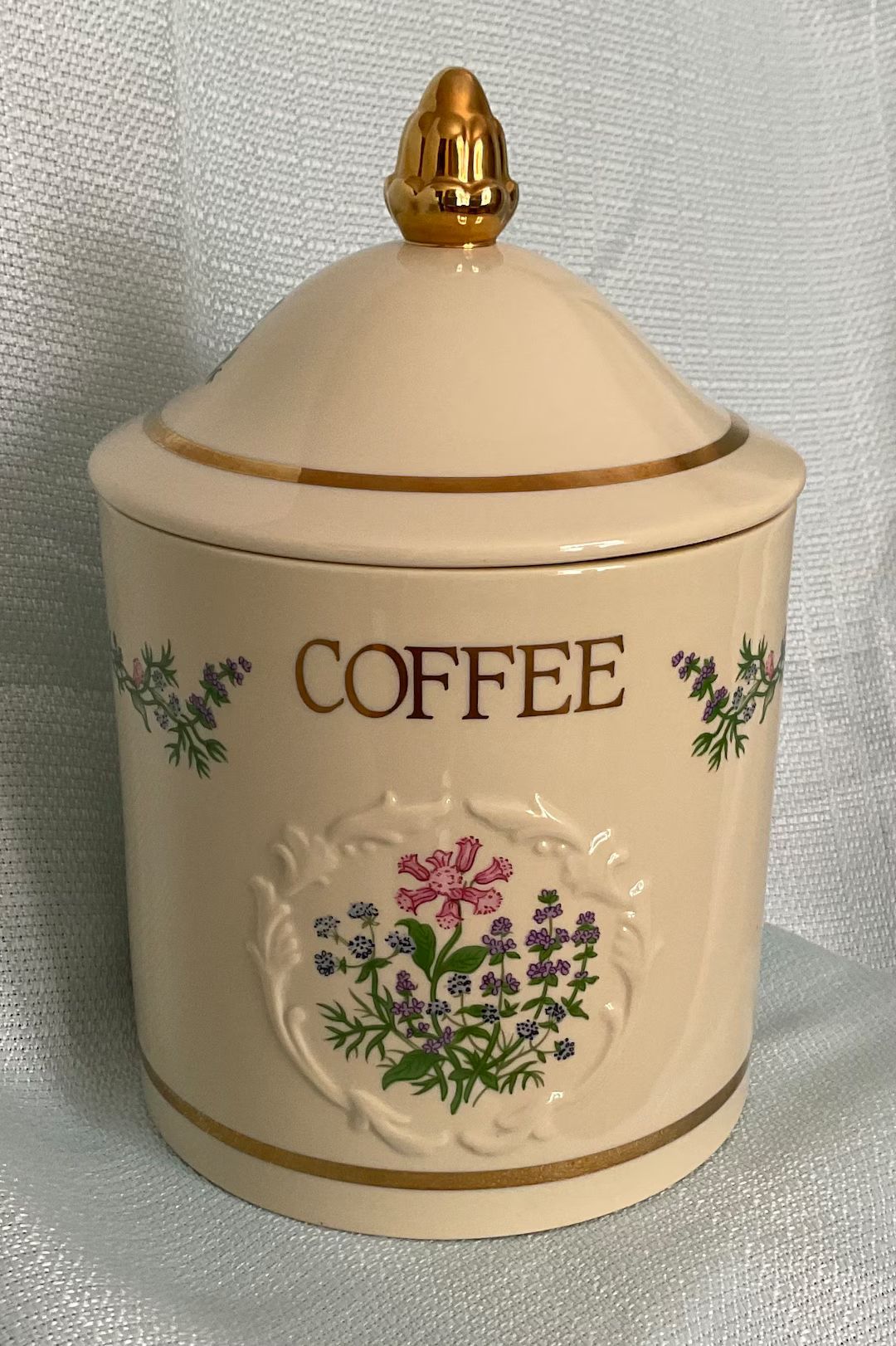 Lenox Spice Garden Vintage Coffee Canister | Etsy (US)